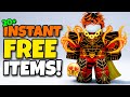 HURRY GET 20 FREE INSTANT ITEMS ON ROBLOX FREE HEADLESS 2026