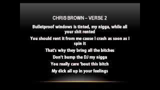 The Game - Fuck Yo Feelings Ft. Lil Wayne & Chris Brown (Lyrics)