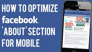 How to Optimize Facebook 
