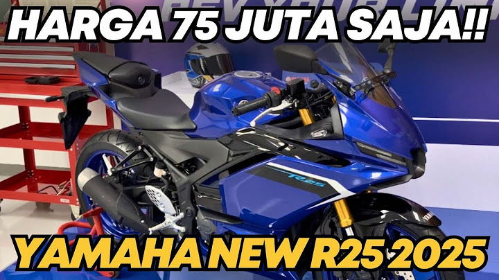 75 JUTA SAJA!! YAMAHA R25 2025 WARNA RACING BLUE