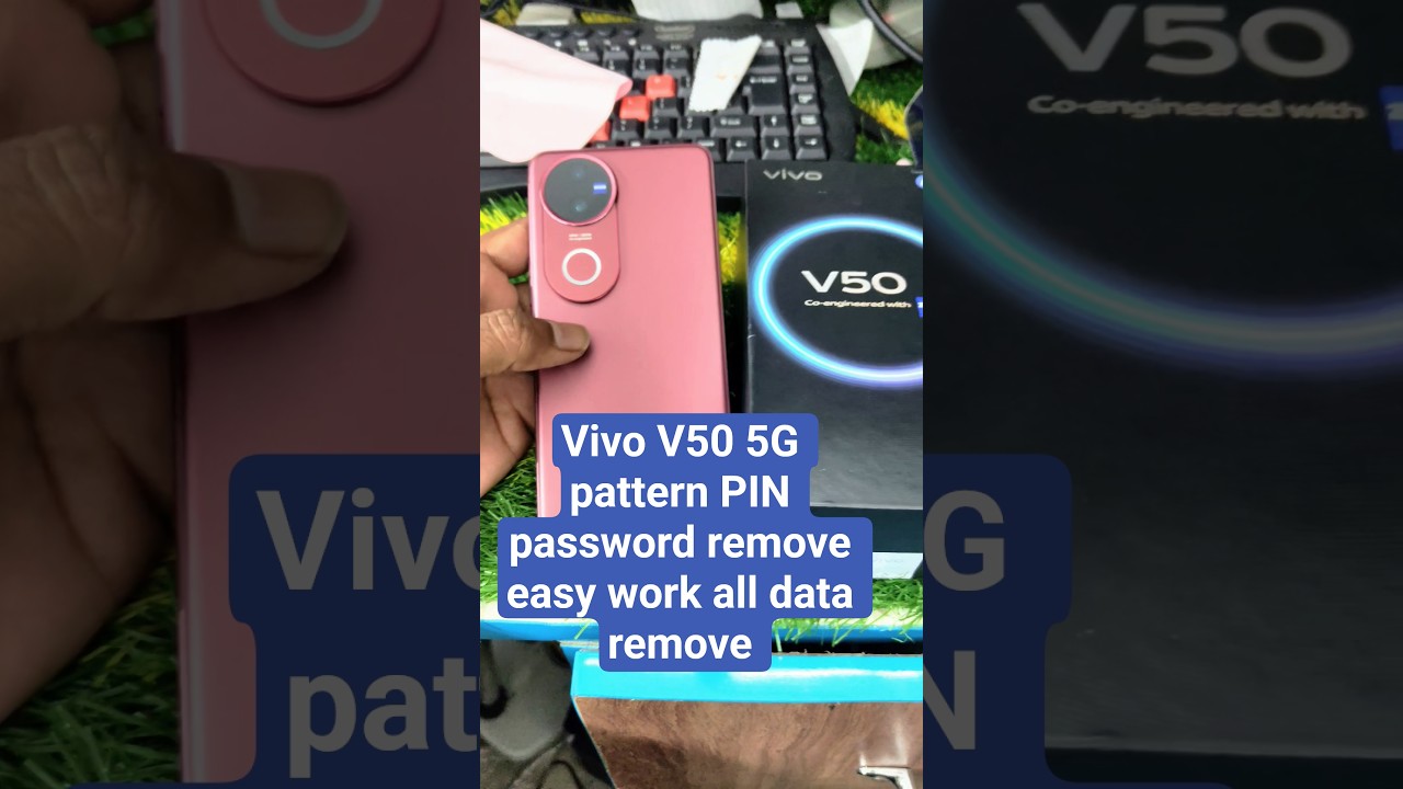 how To Vivo V50 5G pattern PIN password remove Android version 15 🔥