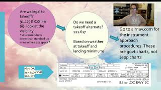 Determining legalities for a 121 dispatch release #MTSUAerospace #AviationweatherII #COVID19