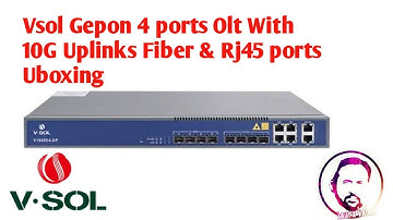 10G VSOL GEPON OLT 4 Ports  Unboxing (Urdu/Hindi)