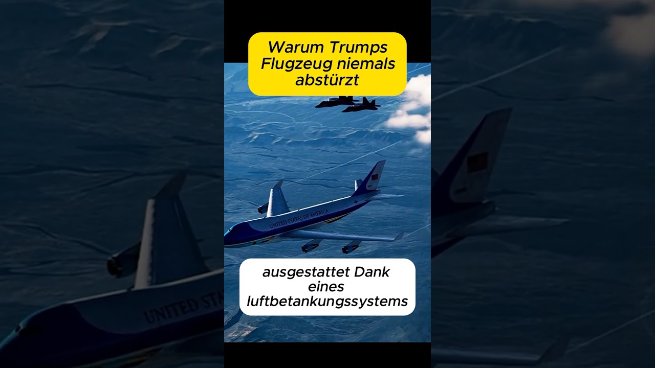 Warum Trumps Flugzeug niemals abstürzt
