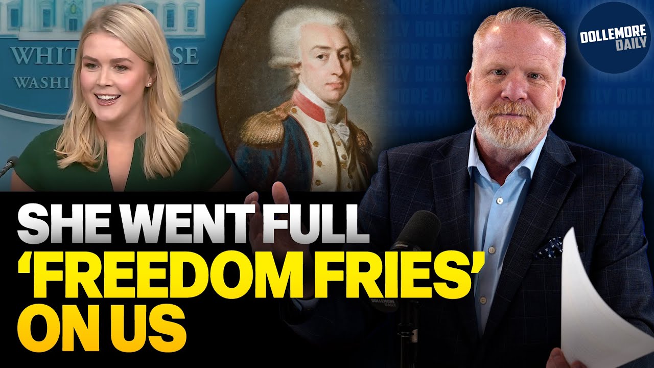 Donald Trump Press Secretary DEMANDS GRATITUDE FROM FRANCE That They Don't SPEAK GERMAN!!!