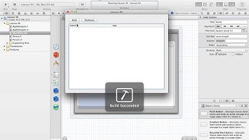 Cocoa Programming L44 - Sorting NSTableView