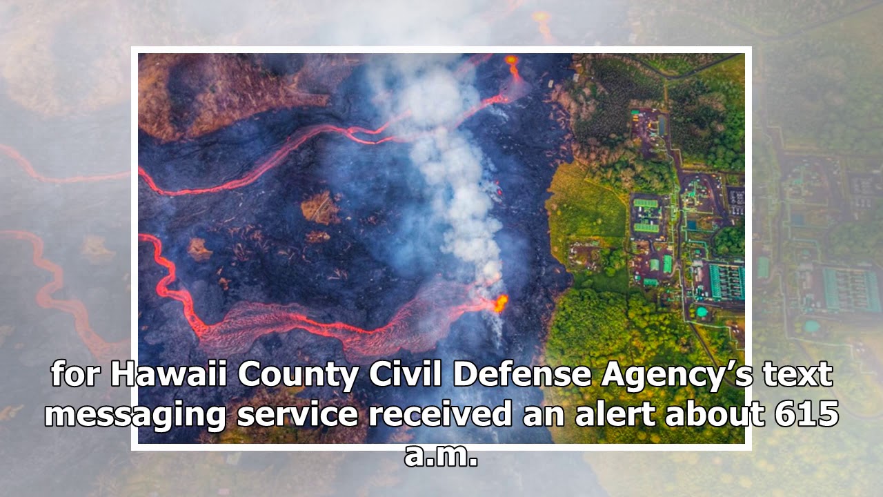 Lava reaches Puna geothermal plant no gas release detected