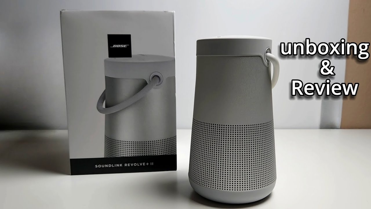 Bose SoundLink Revolve Wireless Portable Bluetooth Speaker (Series II),  Silver 