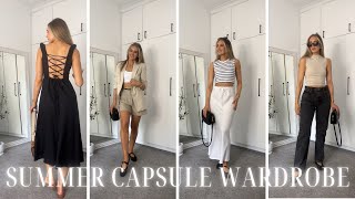 ULTIMATE SUMMER CAPSULE WARDROBE 2025  - OUTFIT ESSENTIALS