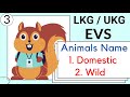 Domestic and wild animals  learn domestic animals name  wild animals name  toppo kids