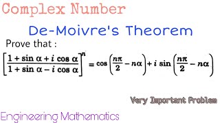 7. De-Moivre's Theorem | Problem#6 | Complex Number