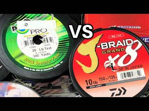 PowerPro vs J-Braid 8 Grand Strength Contest (SURPRISING RESULTS!) 