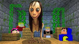 Minecraft: MOMO ASSUSTA YOUTUBERS!