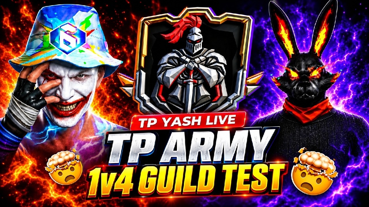 TP ARMY GUILD TEST ON LIVE🥶#live #guildtest - YouTube