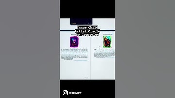#cooptylew Inner Child Artist Oracle guidebook is almost complete!