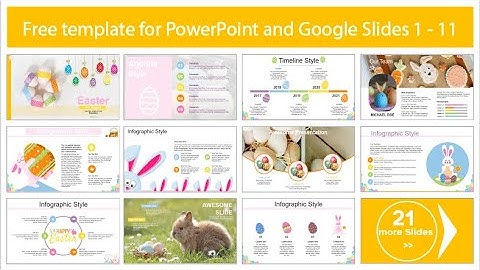 Free Easter Template for PowerPoint, Google Slides and Canva