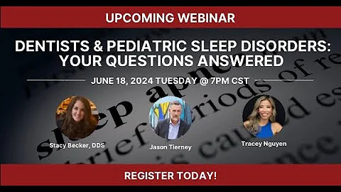 Dentists & Pediatric Sleep Disorders: Your Questions Answered