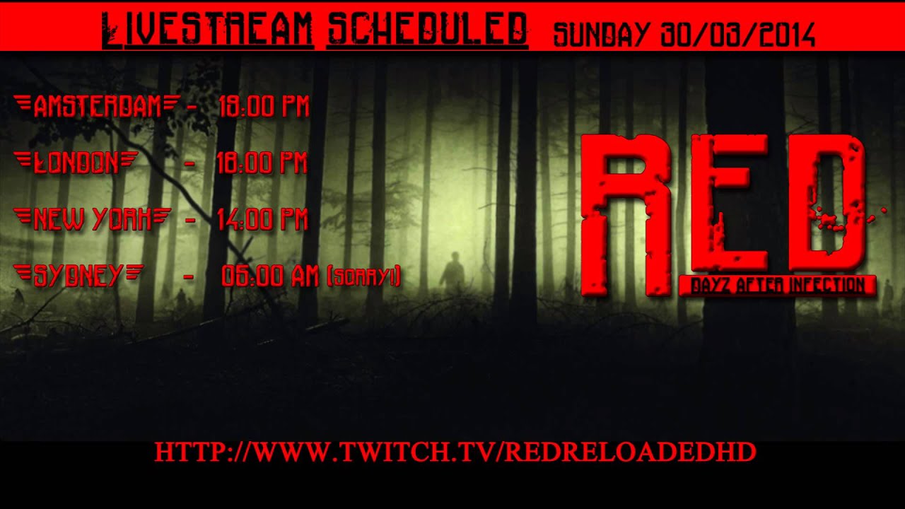 Livestream Announcement (may not be exactly on schedule though)