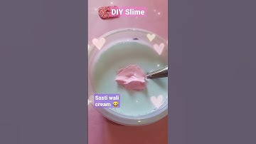How to make Slime without Borax 💯 #shorts #slime #asmr #diy