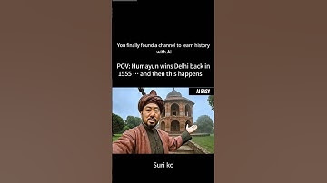 POV: Humayun wins Delhi back in 1555… and then this happens #shortsfeed #youtubeshorts