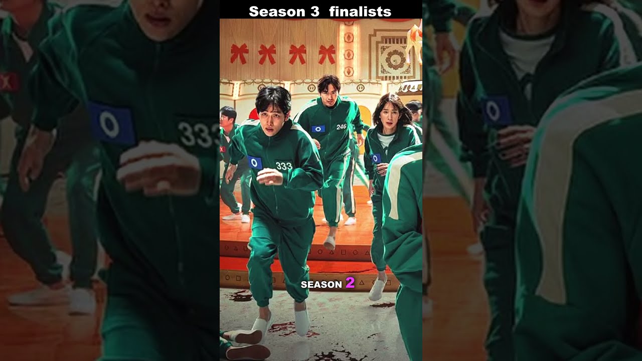 SQUID GAME FINALISTS SEASON 3 OMG Squidgame2 Kdrama
