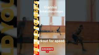 Giannis Antetokounmpo: workout for speed #shorts