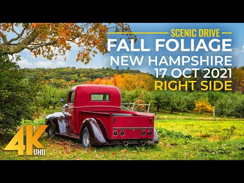Autumn Scenic Roads of New Hampshire Amazing Fall Foliage Season in New England