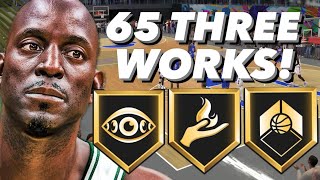 This KEVIN GARNETT build PROVES 65 THREE is more than enough in NBA 2k24...30 POINT double double