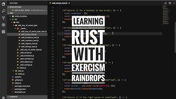 Learning Rust with Exercism - raindrops