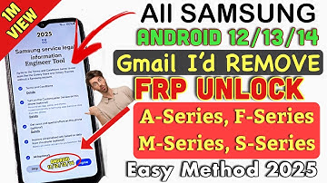 🔥 All Samsung FRP Bypass 2025(100% Work) Android 12/11/14 Latest Trick💯% FRP Unlock Without Pc 2025