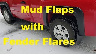 Mud Flaps with Fender Flares