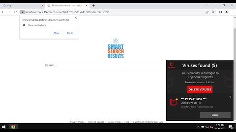 Smartsearchresults.com Smart Search Results hijacker removal.