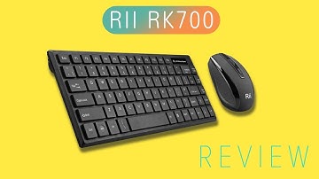 Rii RK700 2.4Ghz Wireless Mouse & Keyboard Unboxing and Demo. Works with PC, Raspberry Pi, Android