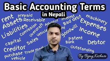 Basic Accounting Terms | in Nepali | Accountancy | Class 11 | By: Bijay Keshari