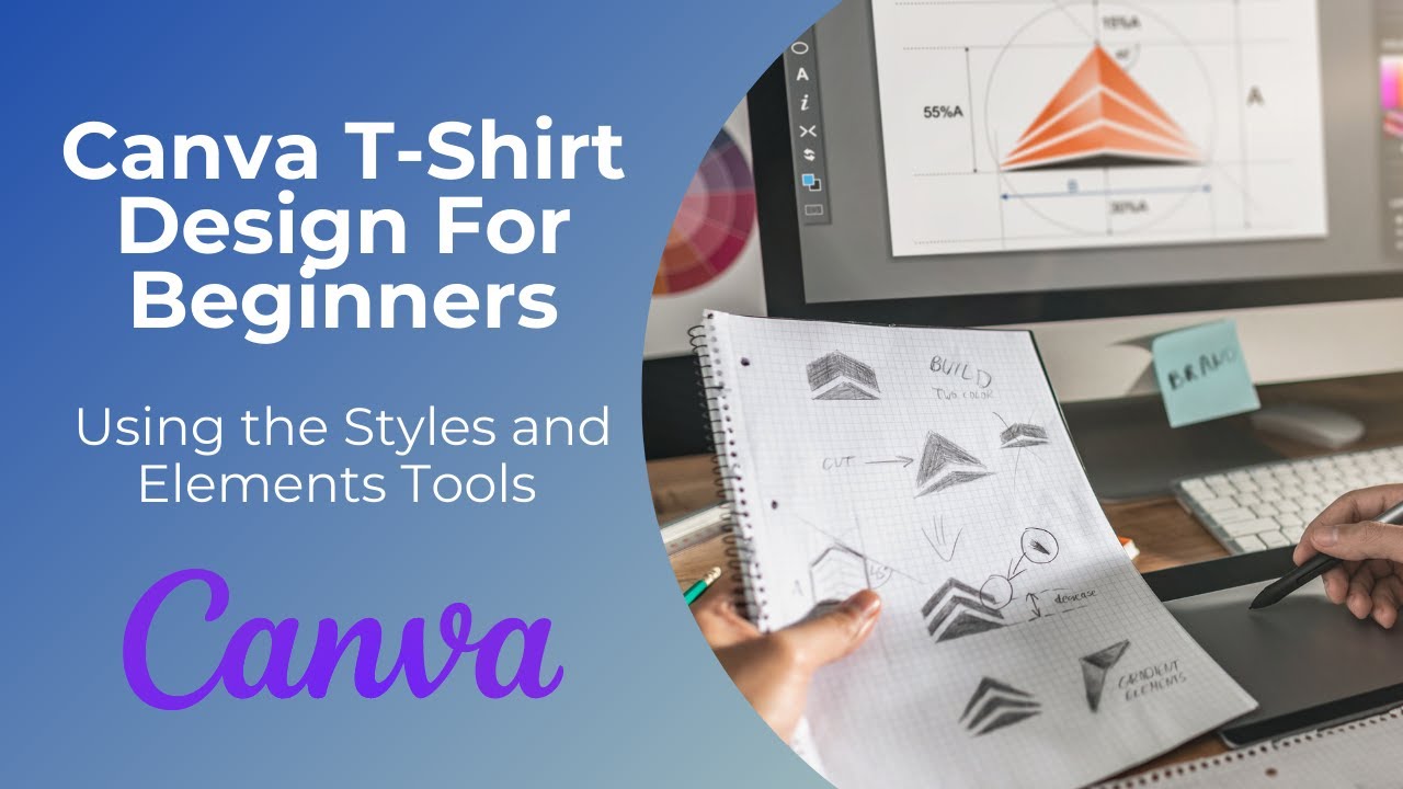 How To Create T-Shirt Designs on Canva | Using the Styles and Elements ...