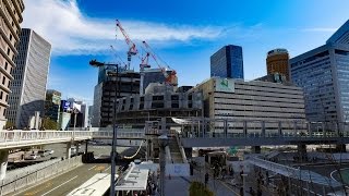 (4K)大阪駅界隈 大阪ぶら歩き・散歩 散策 - WALKING around at Osaka Station with DJI OSMO