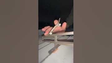 Video game trick 😆 🛹 #fingerboarding #techdeck #fingerskateboard