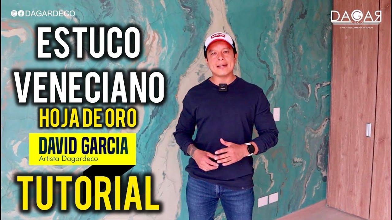 ESTUCO VENECIANO VERDE - Tutorial #decoracion #artemural #art