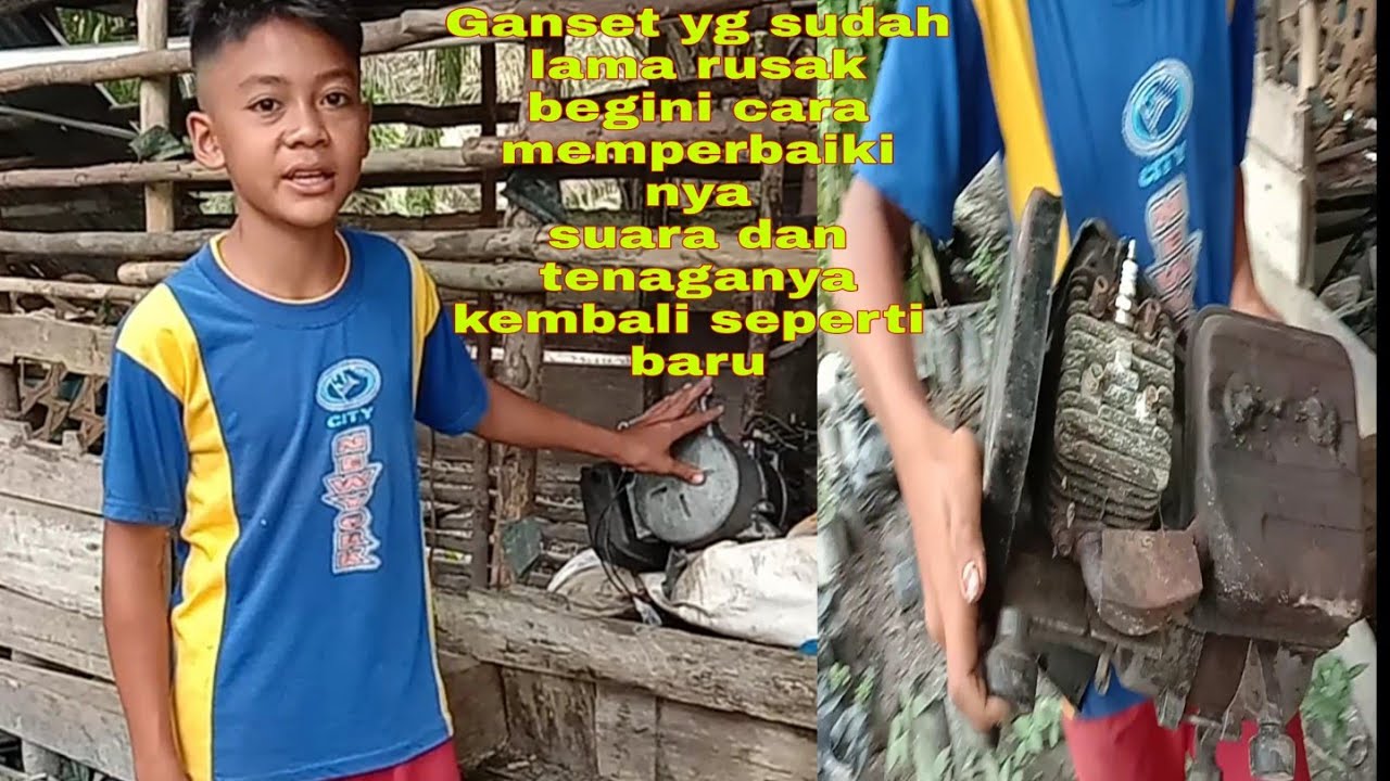 Cara memperbaiki Ganset yg sudah lama rusak yang susah hidup