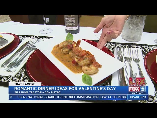 Romantic Dinner Ideas for Valentine's Day - YouTube