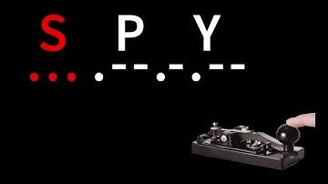 Spy in Morse Code | Morse Code for Spy
