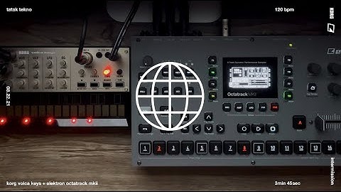 A slow build up just to quickly fade out (Volca Keys, Octatrack MKII)