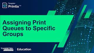 Assigning Print Queues to Printix Groups