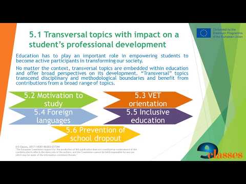 Chapter 10 - Transversal topics with impact on a student proffesional development