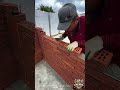 Decorative Brick Wall Installation Technique | Professional Masonry Finishing DIY