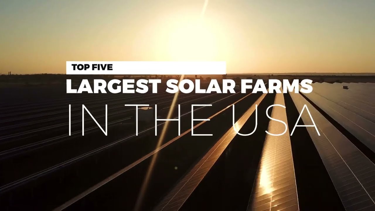 Largest solar farms in the USA - YouTube