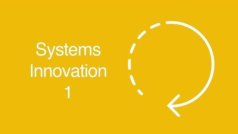 Overzicht van systeeminnovatie