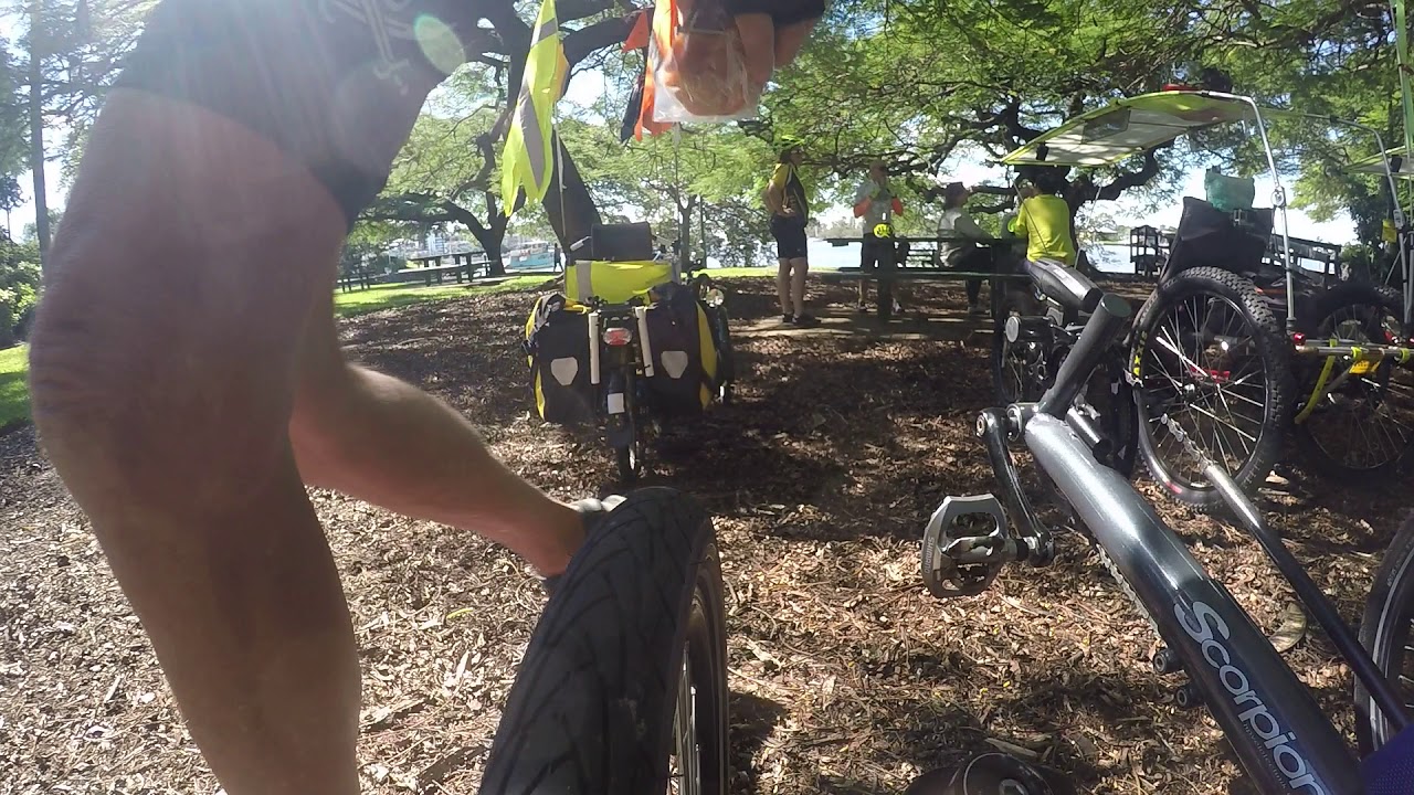 GROUP RIDE THRU BRISBANE BY RECUMBENT TRIKES YouTube