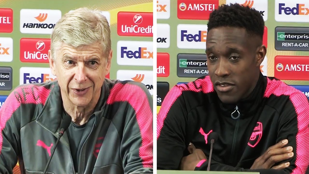 football score Arsene Wenger & Danny Welbeck Pre Match Press Conference | Arsenal v Atletico Madrid | Europa League