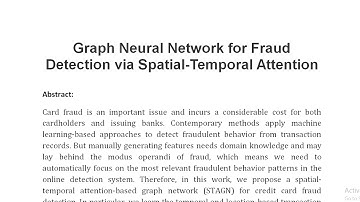 Graph Neural Network for Fraud Detection via Spatial Temporal Attention